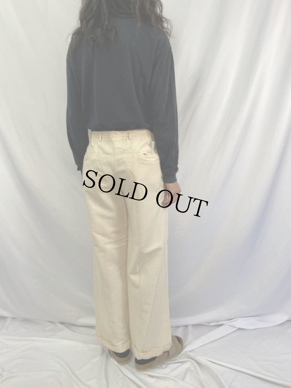 画像4: 40's Palm Beach ダックトラウザーズ W31 (4)