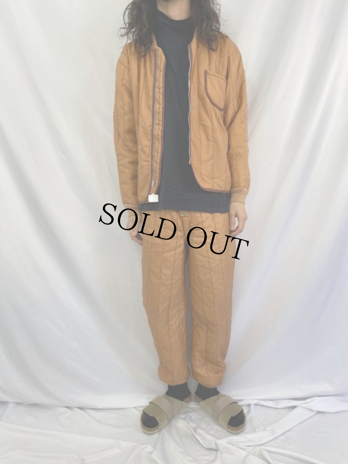 画像4: 60's Ice King ナイロンキルティングジャケット/パンツ SETUP (4)