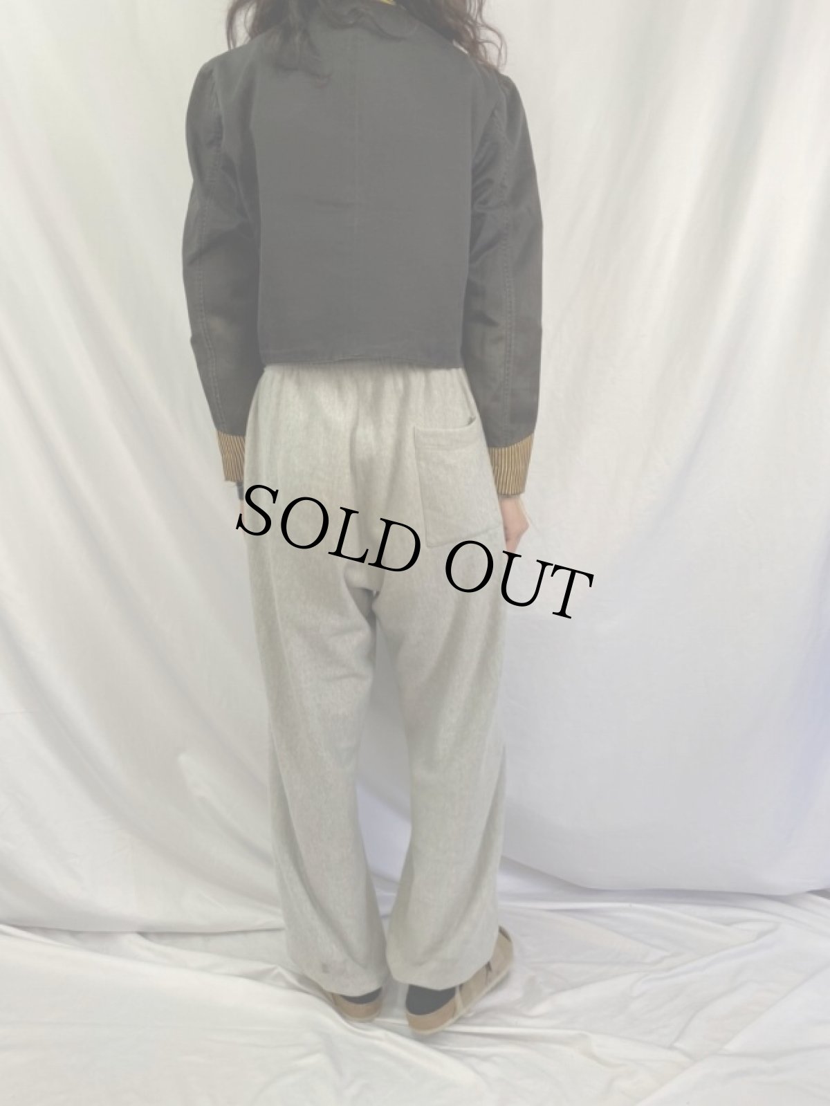 画像4: 30's French Work メタルボタン サーヴァントジャケット (4)