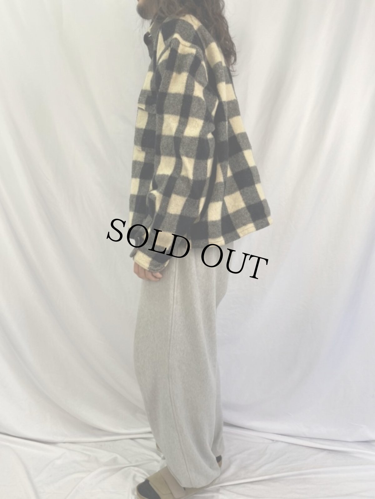 画像3: 50's Woolroch ブロックチェック柄 ウールシャツ (3)