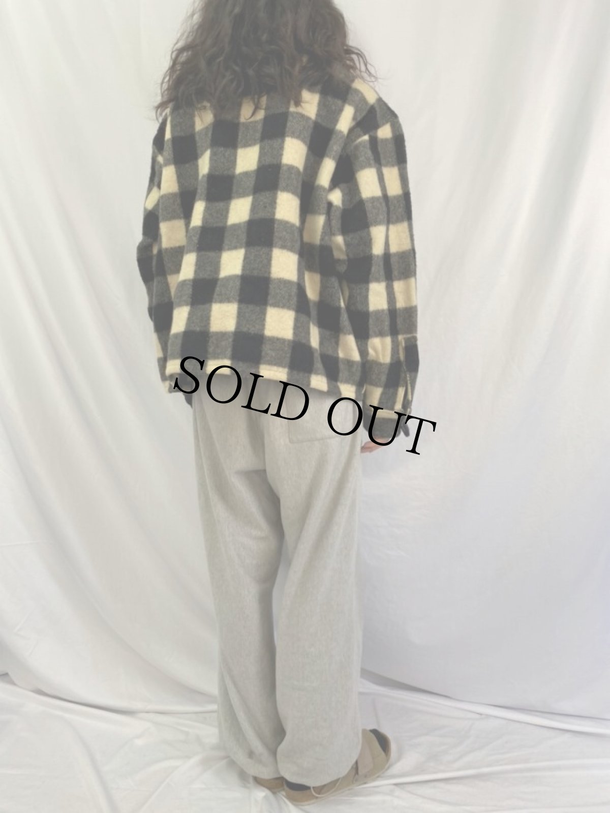 画像4: 50's Woolroch ブロックチェック柄 ウールシャツ (4)