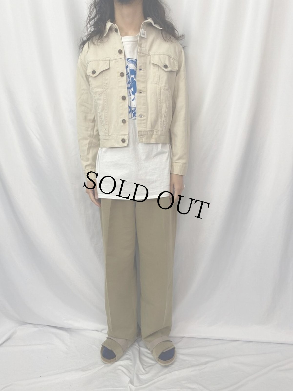 画像2: 60's Levi's 840B コットンツイルジャケット SIZE42 (2)