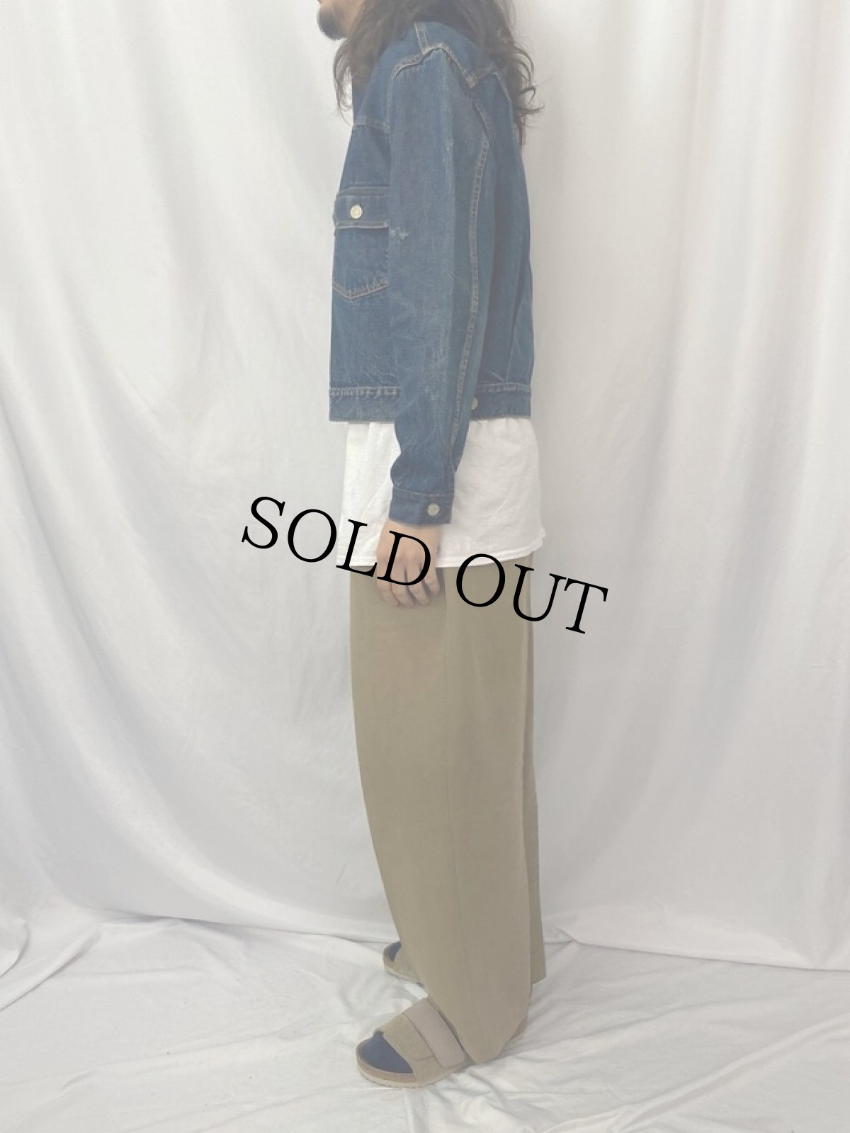 画像3: 50〜60's LEVI'S 507XX "ハギ付き" 2nd デニムジャケット (3)