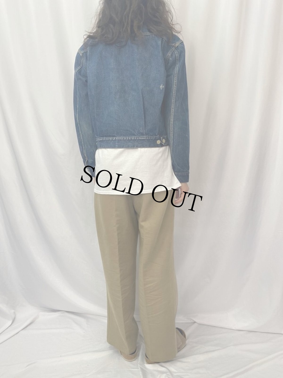 画像4: 50〜60's LEVI'S 507XX "ハギ付き" 2nd デニムジャケット (4)