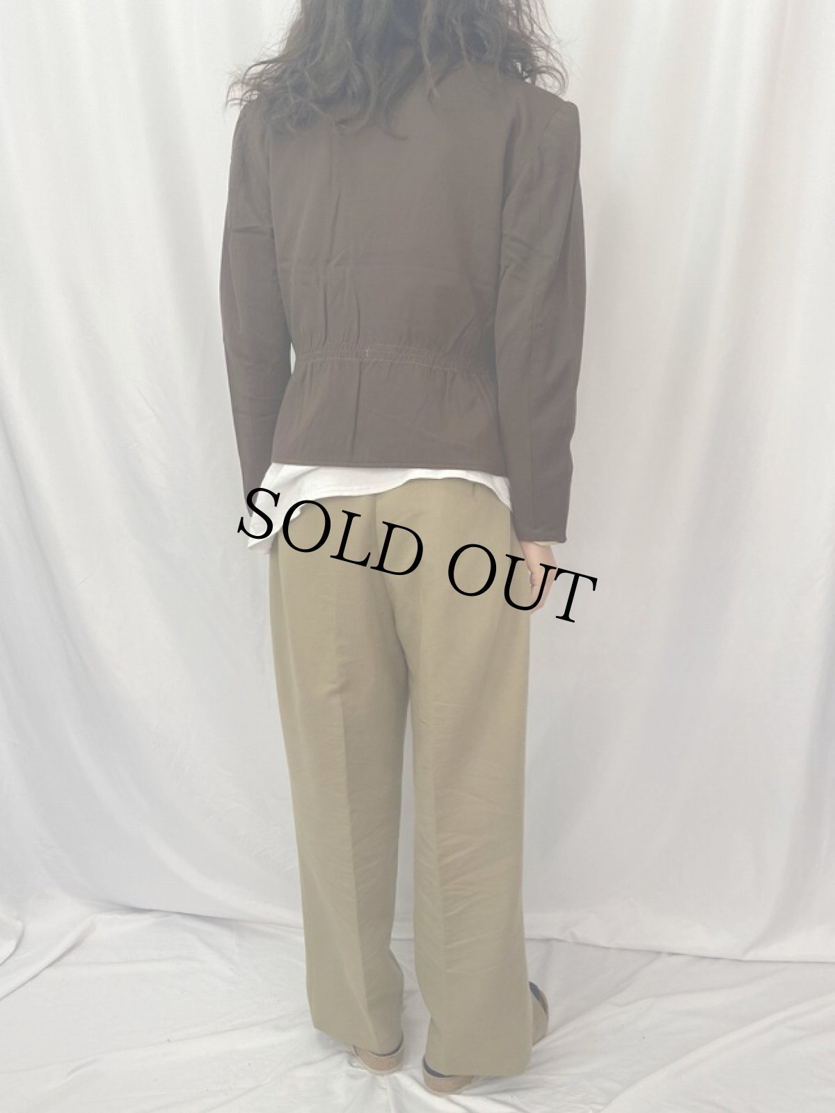 画像4: 40's ギャバジン ダブルライダースジャケット (4)