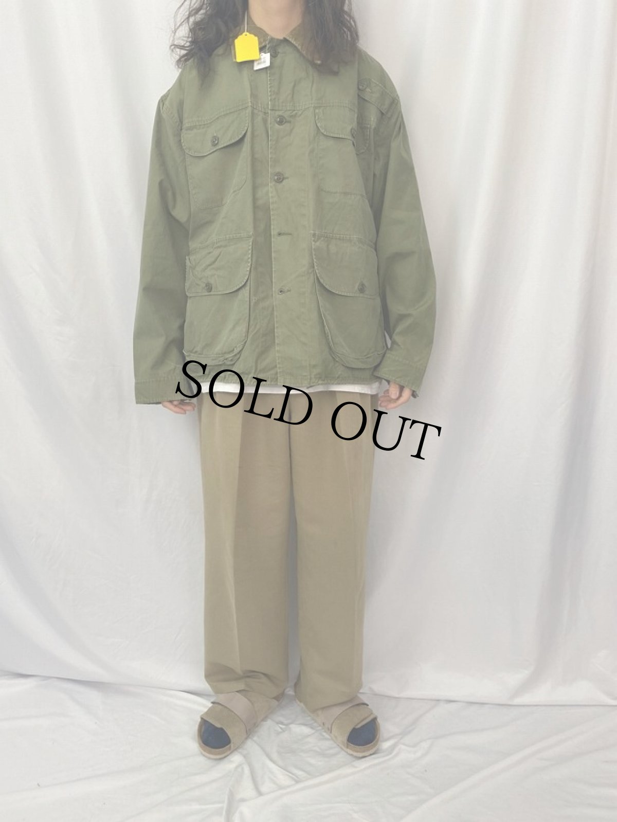 画像2: 60's L.L.Bean 筆記体タグ ワーデンジャケット 48LONG (2)