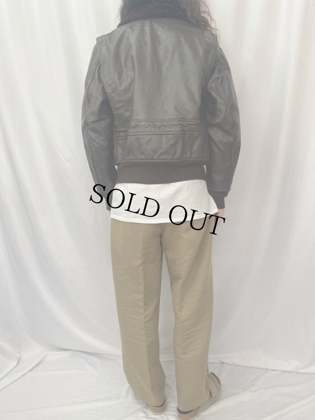 画像4: 80's USCG G-1 フライトジャケット (4)