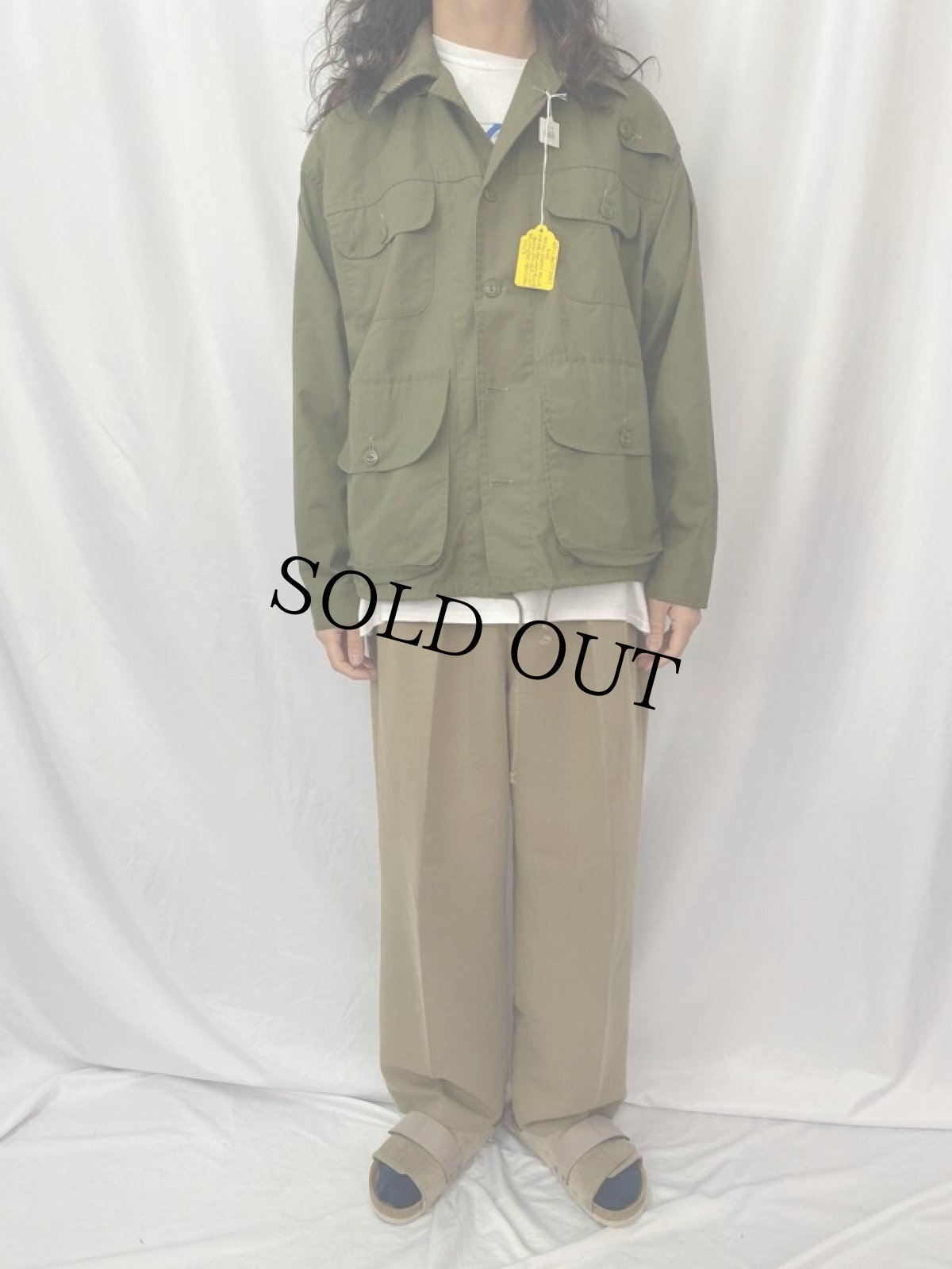 画像2: 60's L.L.Bean 筆記体タグ ワーデンジャケット 46 (2)