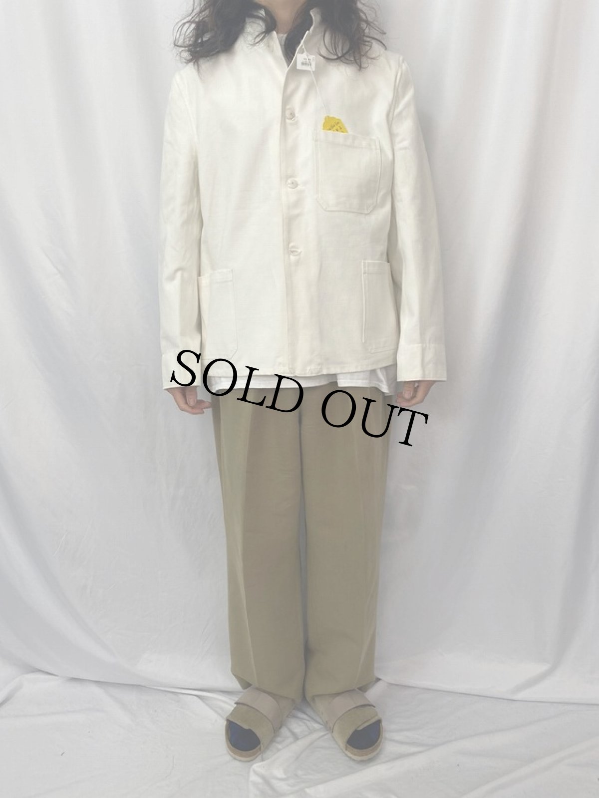 画像2: 50's RCN(Royal Canadian Navy) コットンダックチュニックジャケット SIZE9 (2)