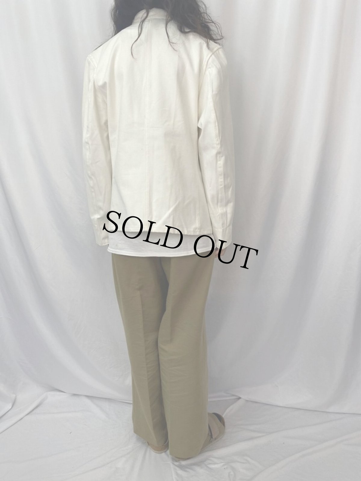 画像4: 50's RCN(Royal Canadian Navy) コットンダックチュニックジャケット SIZE9 (4)