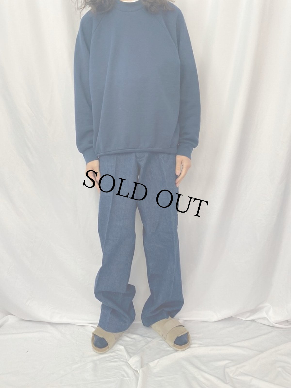 画像2: 40's WWII RCN(Royal Canadian Navy)  デニムトラウザーズ W39 (2)