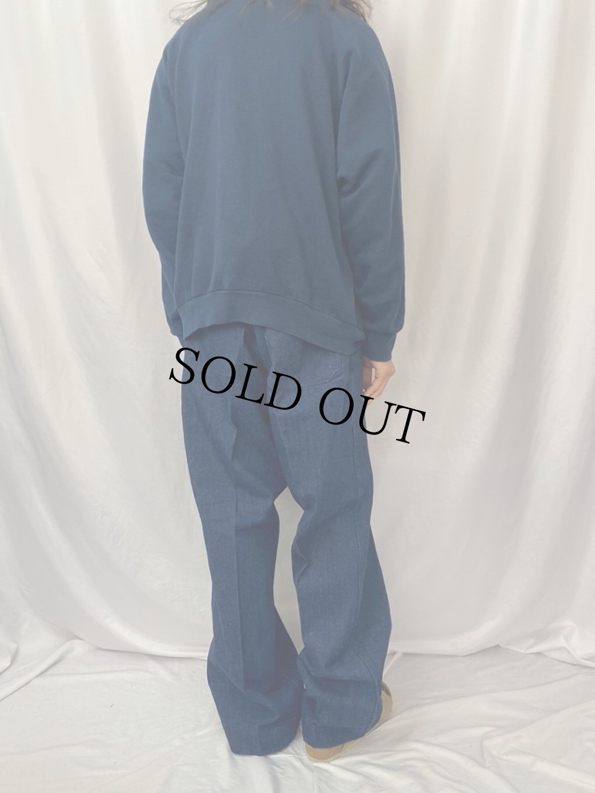 画像4: 40's WWII RCN(Royal Canadian Navy)  デニムトラウザーズ W39 (4)