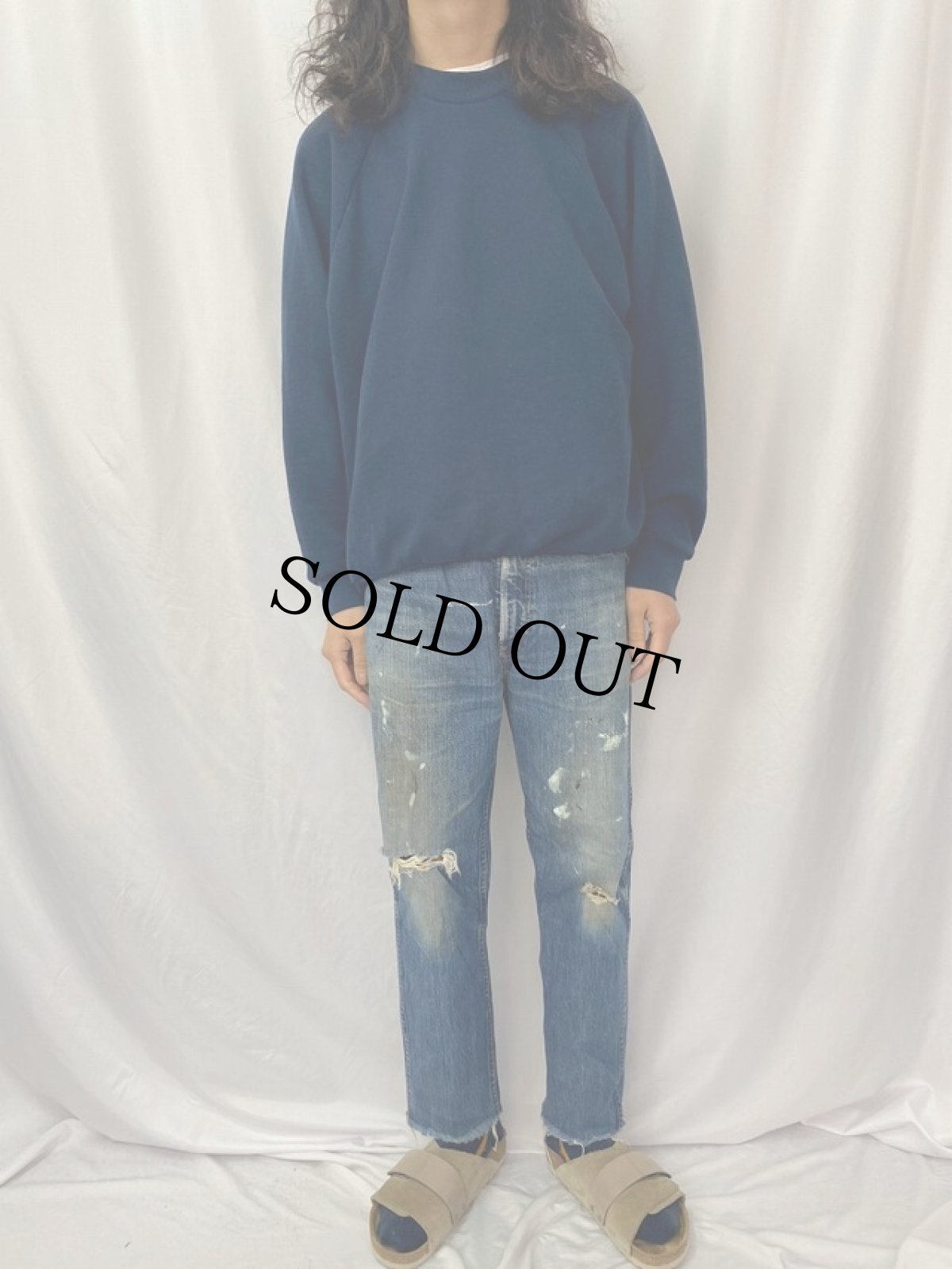 画像2: 60's LEVI'S 606 BIGE デニムパンツ W37 (2)