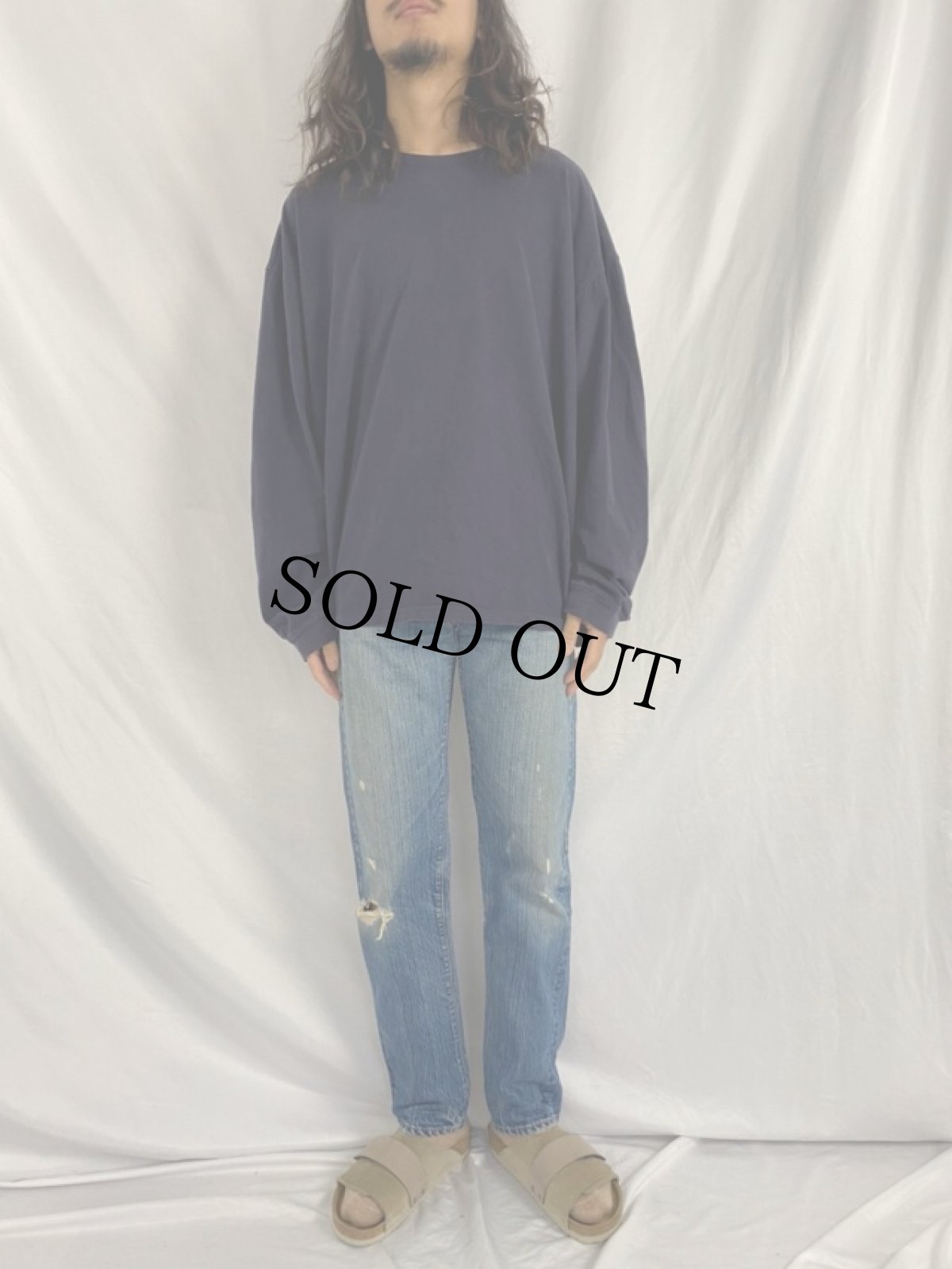 画像2: 70's Levi's 505 66single "縦落ち" デニムパンツ W30 (2)