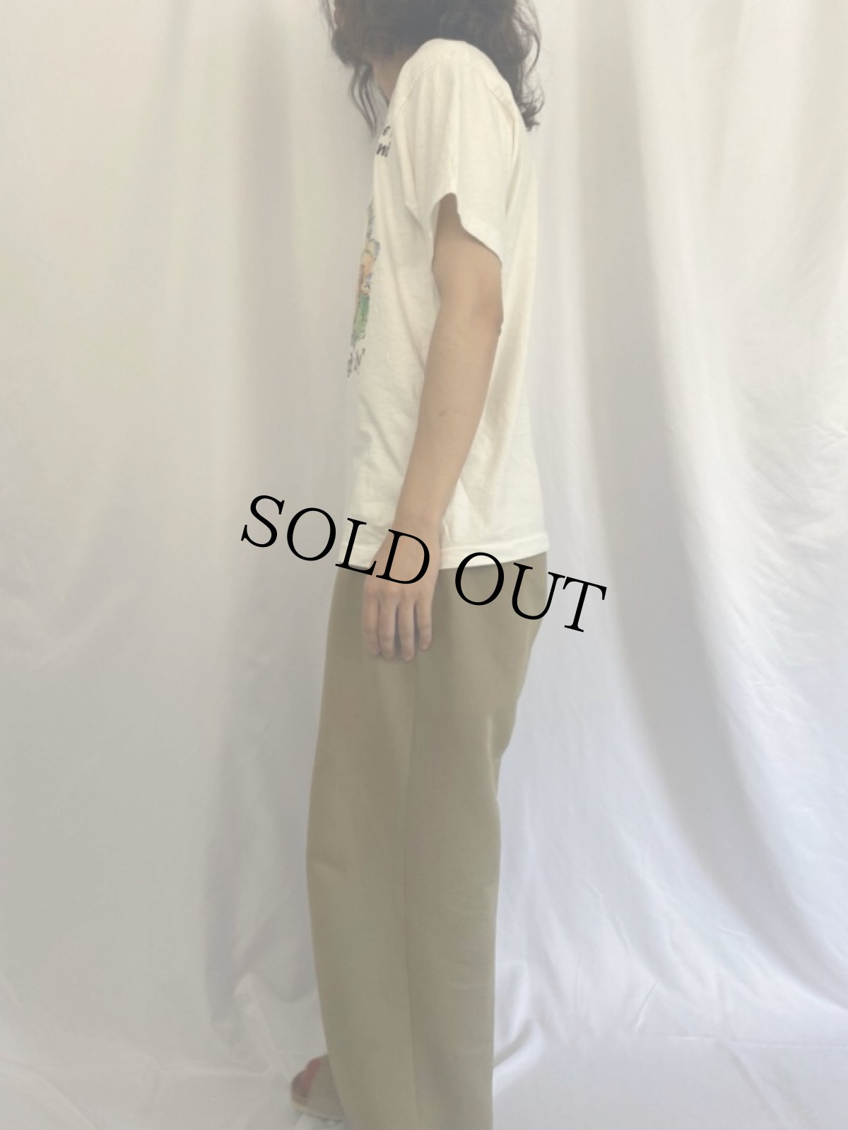 画像4: 90's USA製 アートプリントTシャツ L (4)