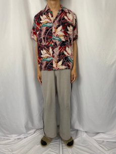 画像2: 50's Hawaiian Tops 総柄 レーヨンアロハシャツ (2)