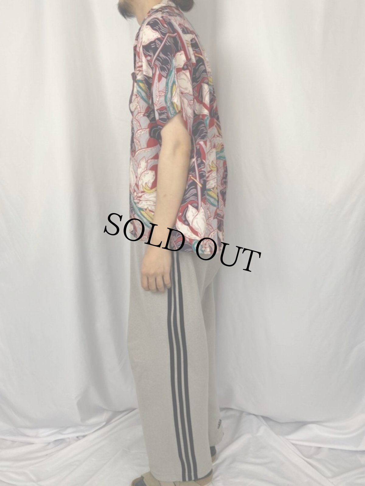 画像3: 50's Hawaiian Tops 総柄 レーヨンアロハシャツ (3)