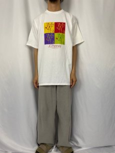 画像2: 90's JCPenny ポップアートプリントTシャツ XL (2)