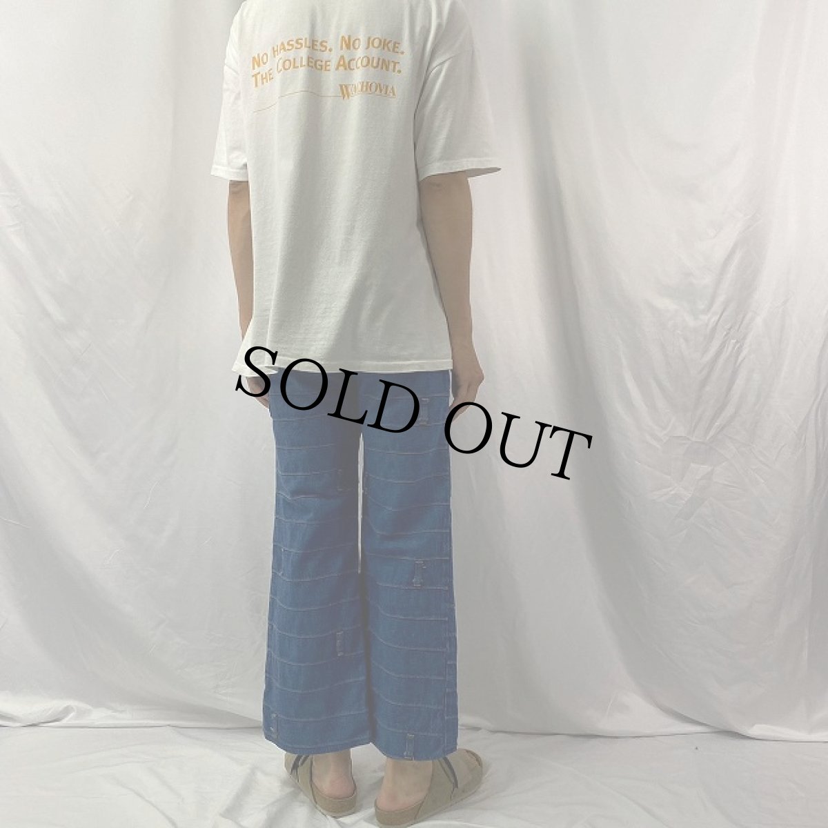 画像3: 70〜80's Maverick USA製 パッチワーク フレアデニムパンツ W29 (3)