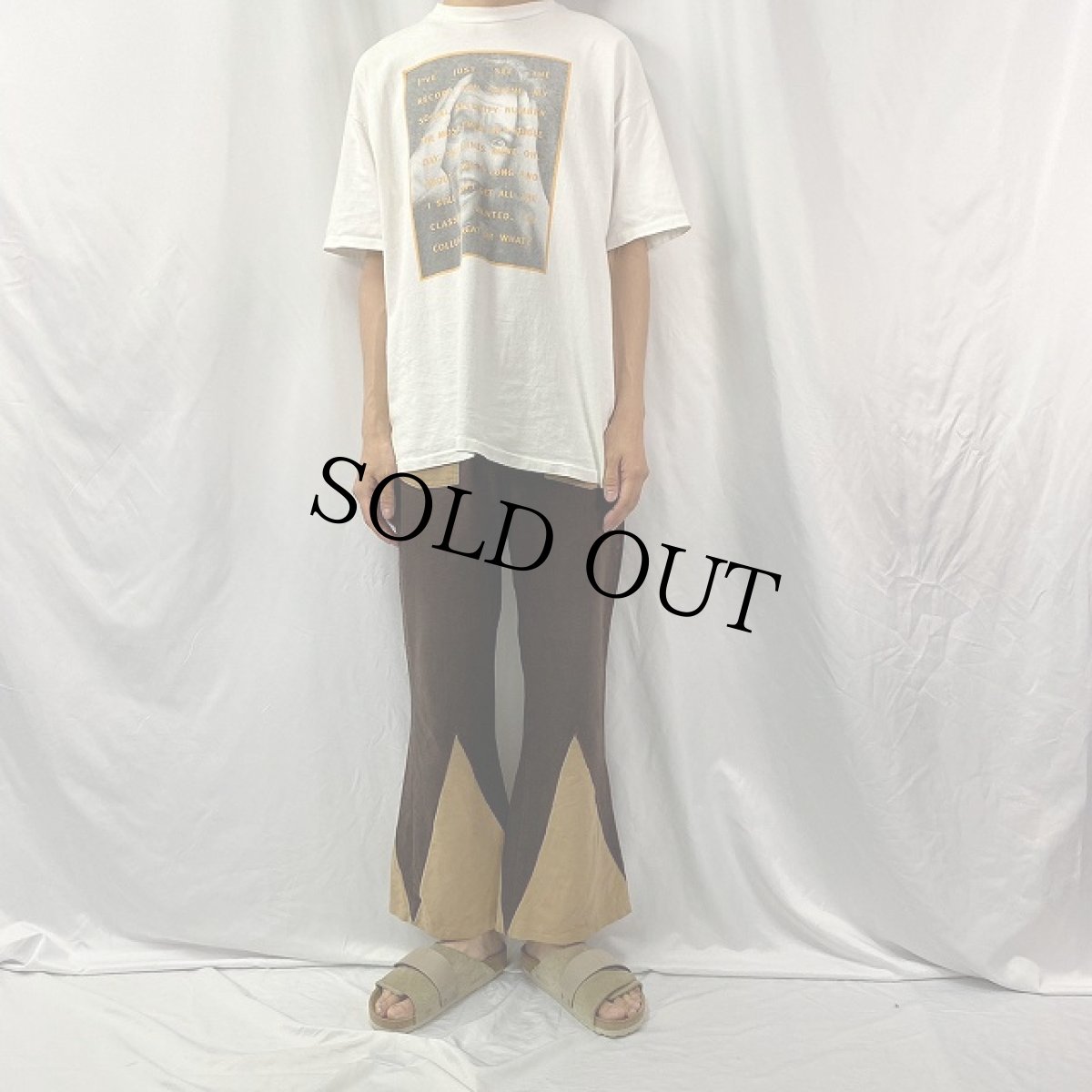 画像2: 70's ツートーン カツラギ セーラーパンツ W30 (2)