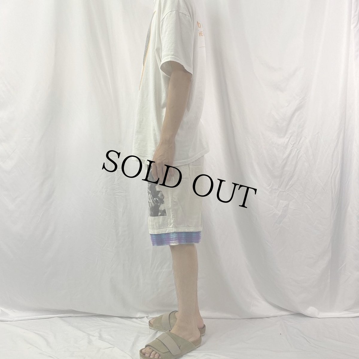 画像3: 〜90's ICE CUBE フォトプリント レイヤードデザインハーフパンツ XL (3)