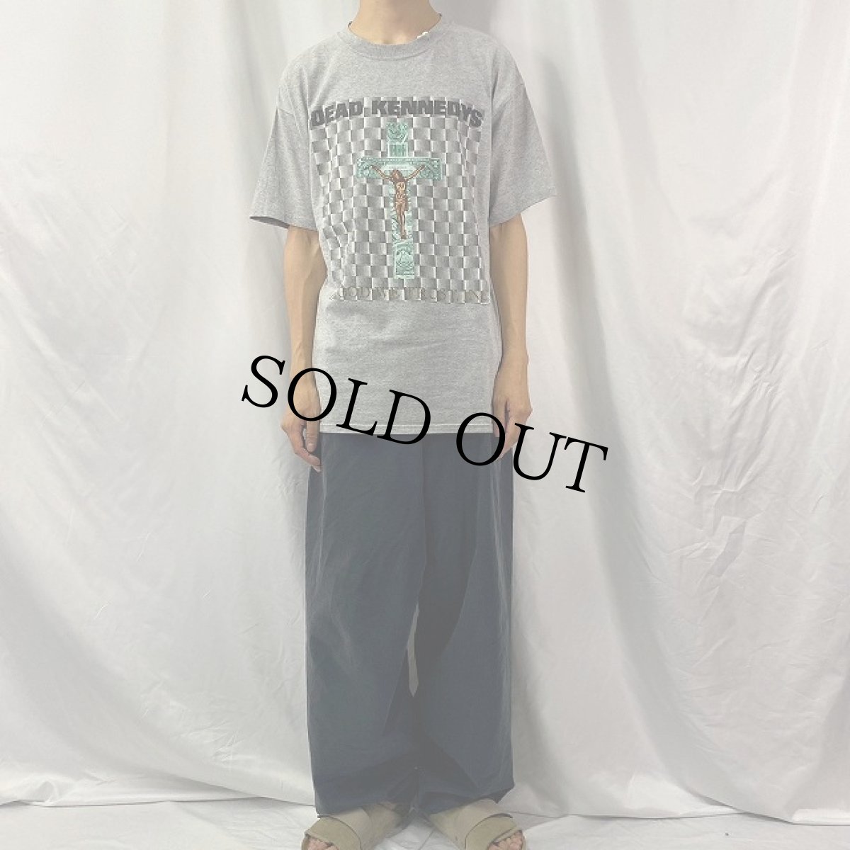 画像2: 90's DEAD KENNEDYS "IN GOD WE TRUST,INC." バンドTシャツ XL (2)