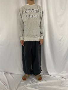 画像2: 90's Champion REVERSE WEAVE "CONNECTICUT COLLEGE" プリントスウェット XL (2)