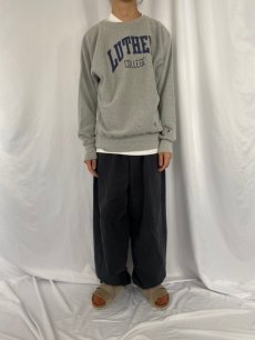 画像2: 90's Champion REVERSE WEAVE "LUTHER COLLEGE" プリントスウェット XL (2)