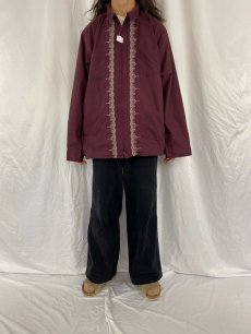 画像2: GUAYABERA ポリコットン ジップキューバシャツ XL (2)