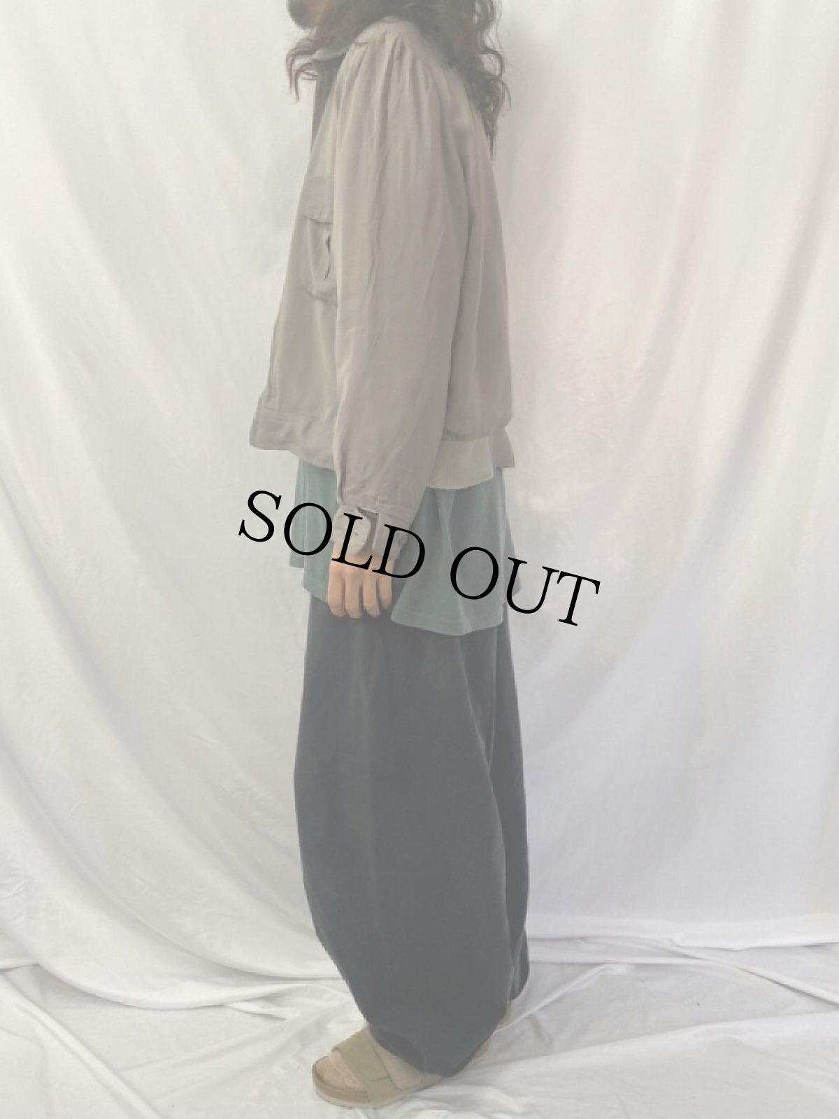 画像3: 60's HERCULES レーヨンギャバジンジャケット M (3)