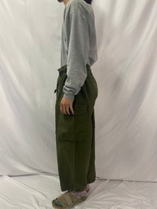 画像3: 80's カナダ軍 ウィンドオーバーパンツ SHORT-LARGE (3)