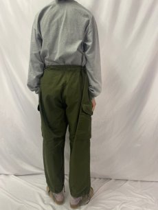 画像4: 80's カナダ軍 ウィンドオーバーパンツ SHORT-LARGE (4)