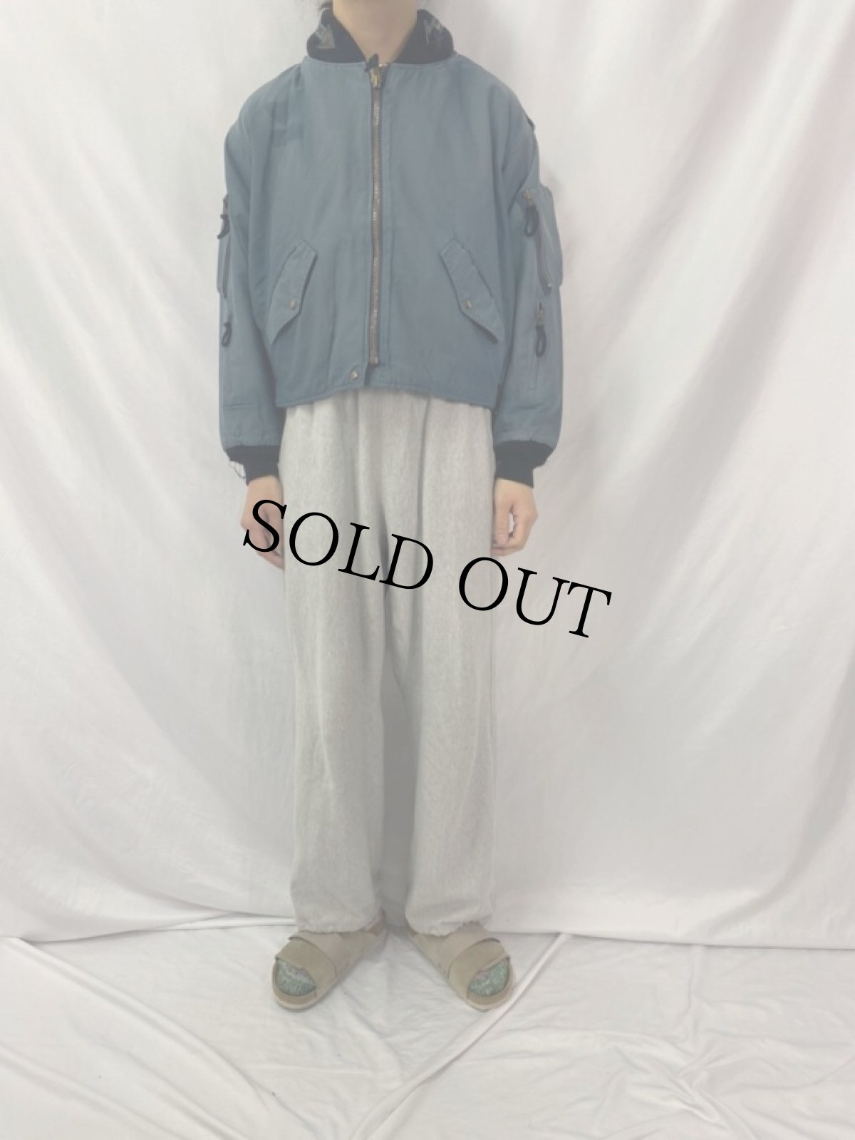 画像2: 90's RCAF(Royal Canadian Air Force) フライトジャケット (2)