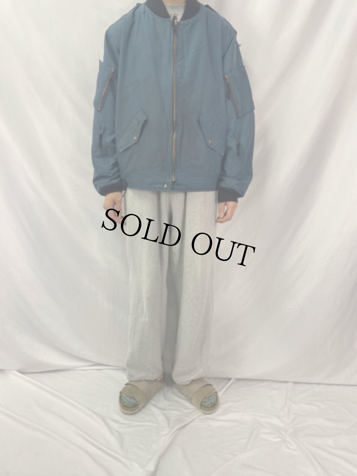 画像2: 90's RCAF(Royal Canadian Air Force) フライトジャケット (2)