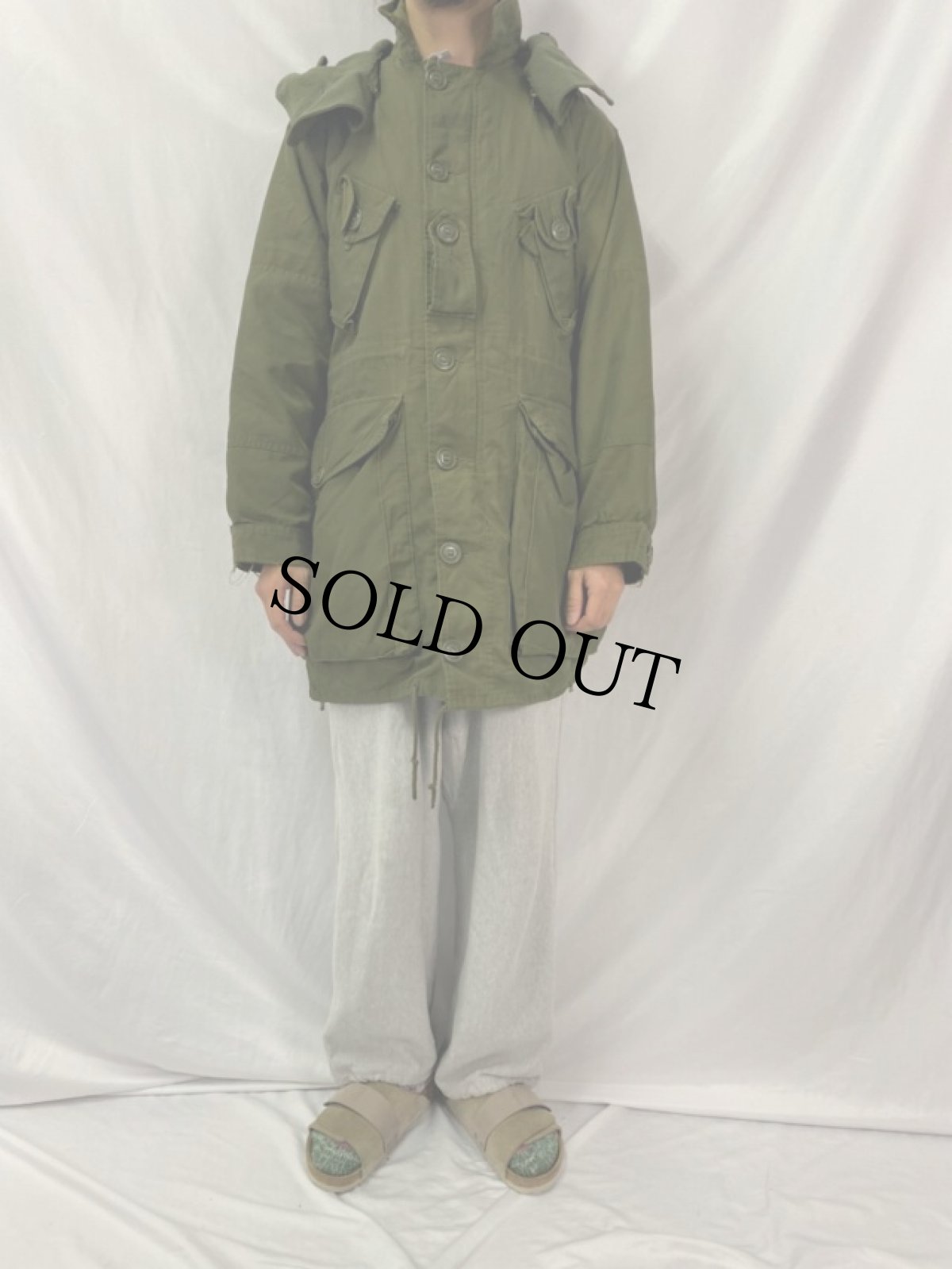 画像2: 80's CANADIAN ARMY ECW コンバットパーカー SHORT SMALL (2)