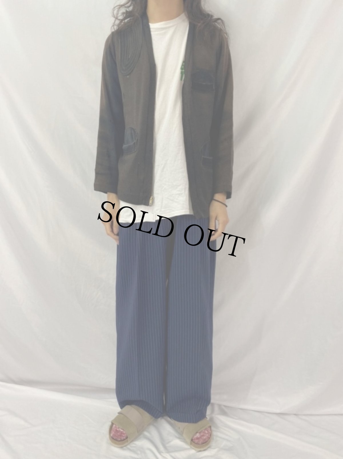 画像2: 50's Octonek Knitting Co. シューティングカーディガン SIZE40 (2)