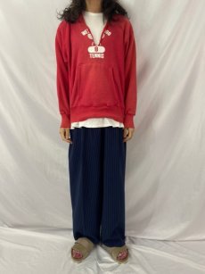 画像2: 70's Champion REVERSE WEAVE USA製 単色タグ "TENNIS" スウェットフーディー L (2)