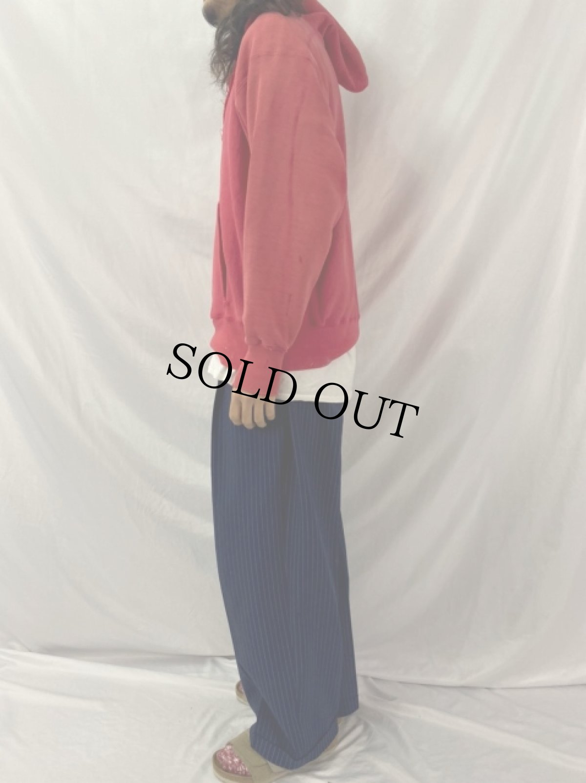 画像3: 70's Champion REVERSE WEAVE USA製 単色タグ "TENNIS" スウェットフーディー L (3)