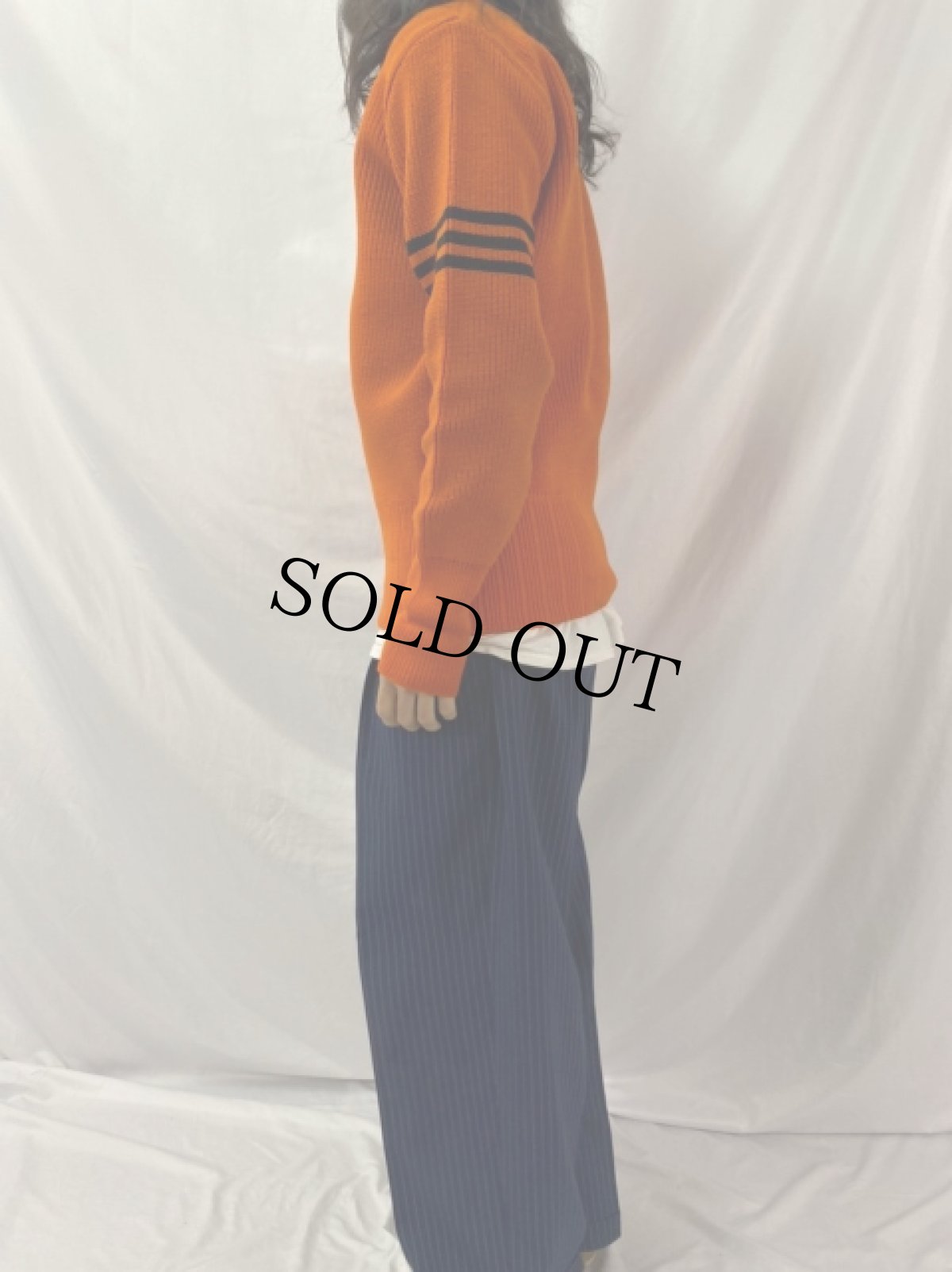 画像3: 30〜40's Fjansen Knitting Works フェルトワッペン アワードニットセーター (3)