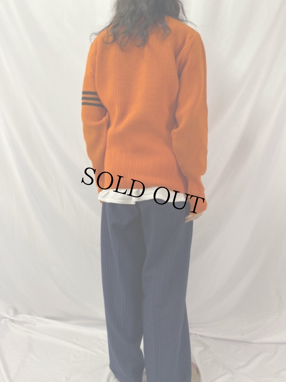 画像4: 30〜40's Fjansen Knitting Works フェルトワッペン アワードニットセーター (4)