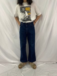 画像2: 70's Levi's 646 シングル ベルボトム デニムパンツ W37 (2)