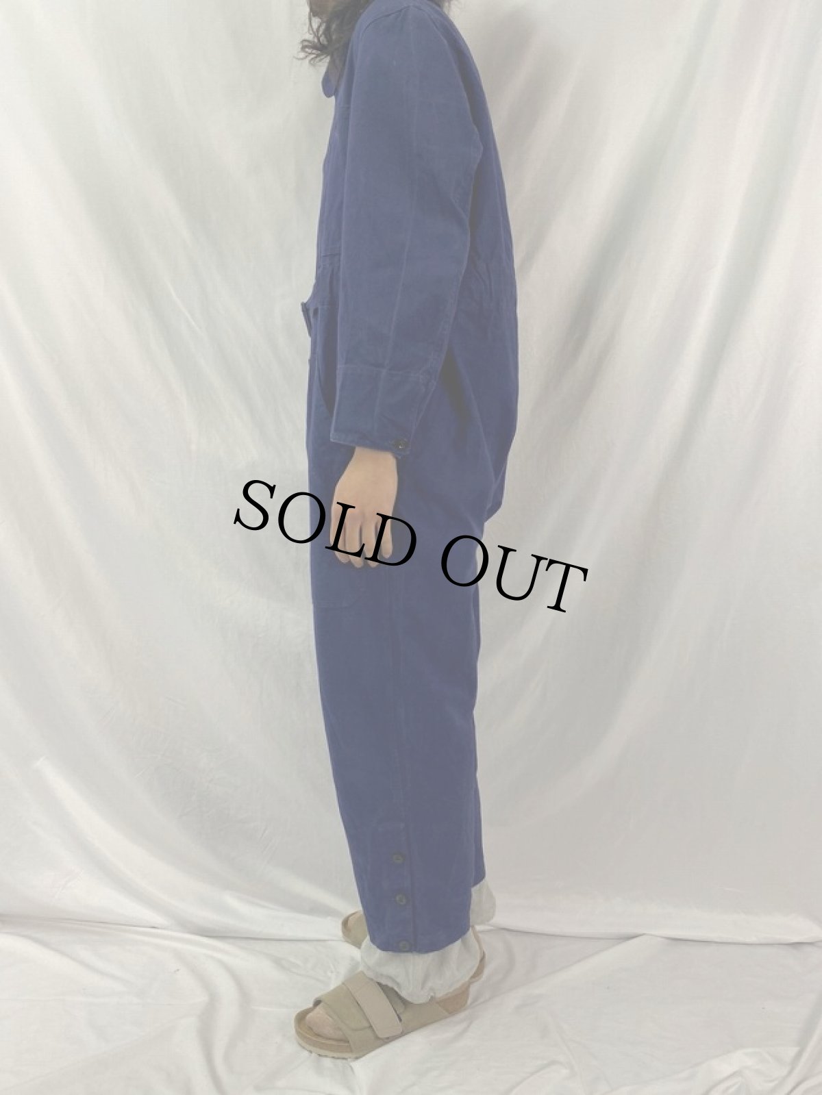 画像3: 50's EURO コットンドリル オールインワン (3)