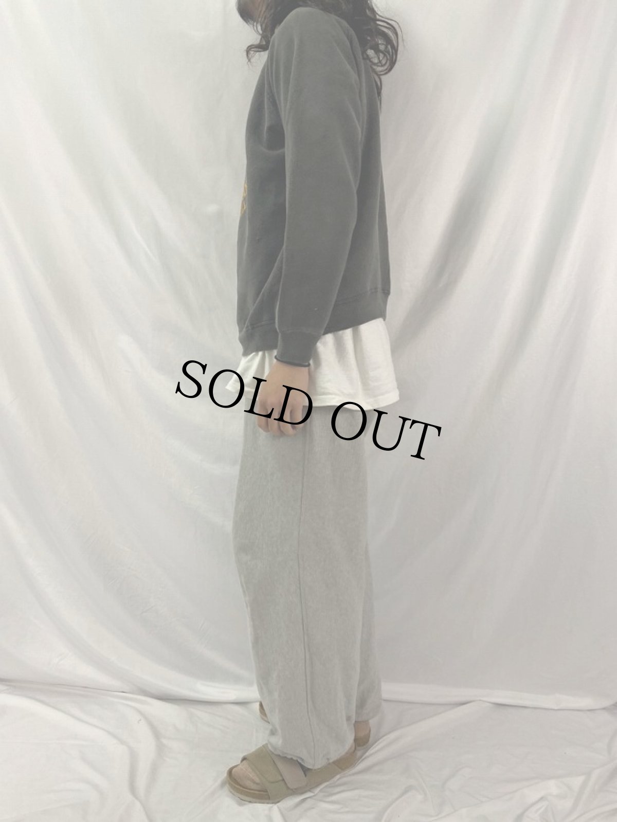 画像3: 60〜70's Vulcan "RANGER AIRBORNE" ラグランスリーブ プリントスウェット XL (3)