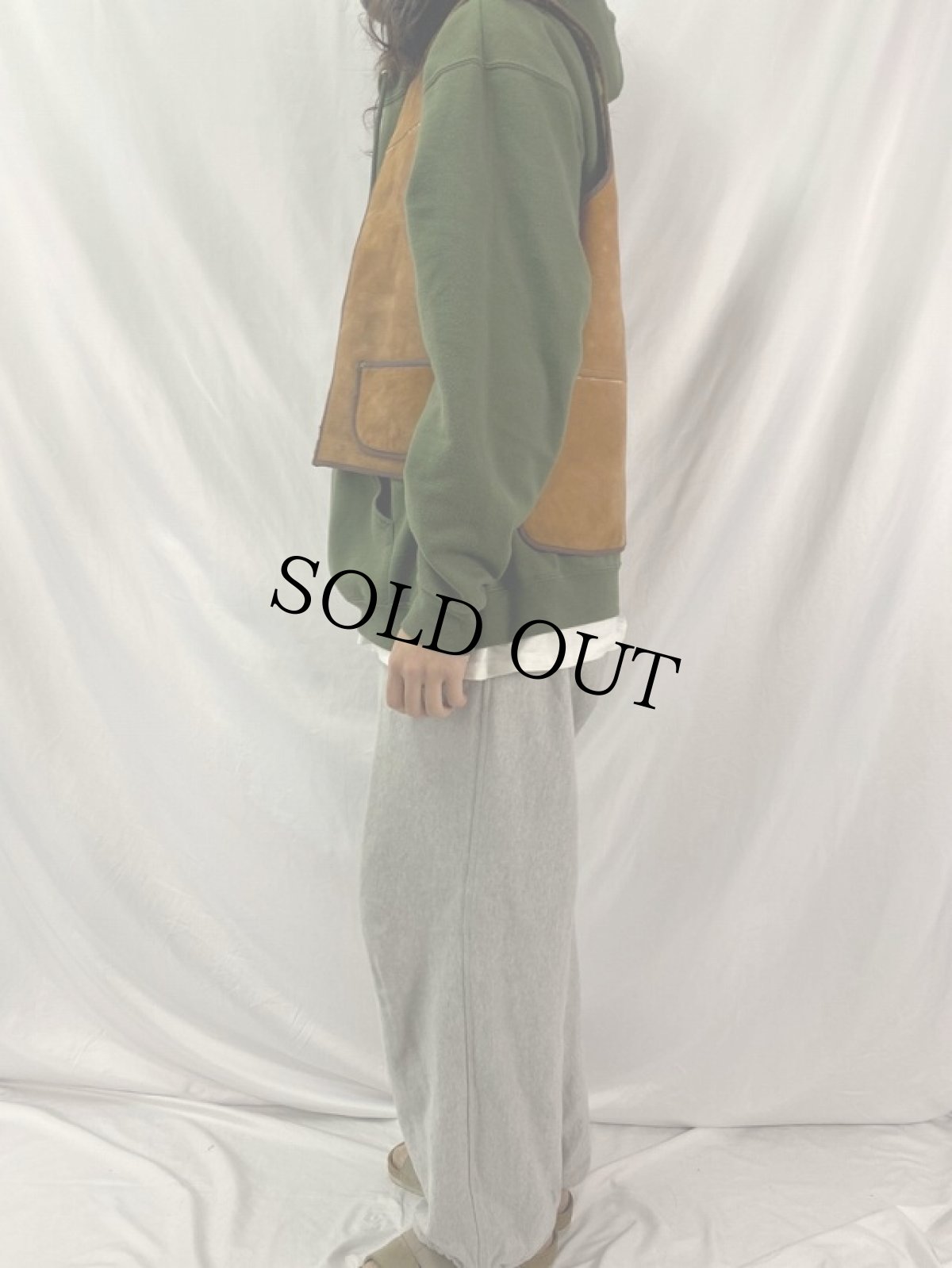 画像3: 60's ムートンベスト M (3)