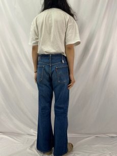 画像4: 70's LEVI'S 646 BIGE ベルボトム デニムパンツ W34 (4)