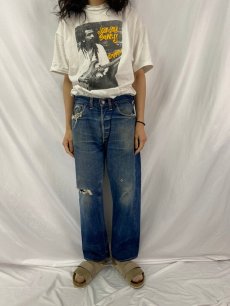 画像2: 60〜70's LEVI'S 501 BIGE デニムパンツ W34 (2)