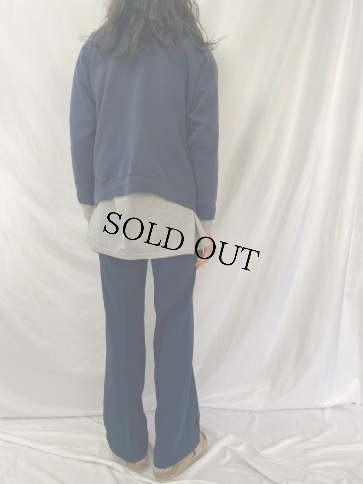 画像4: 80's Champion REVERSE WEAVE USA製 トリコタグ ラグランスウェット 無地 XL (4)