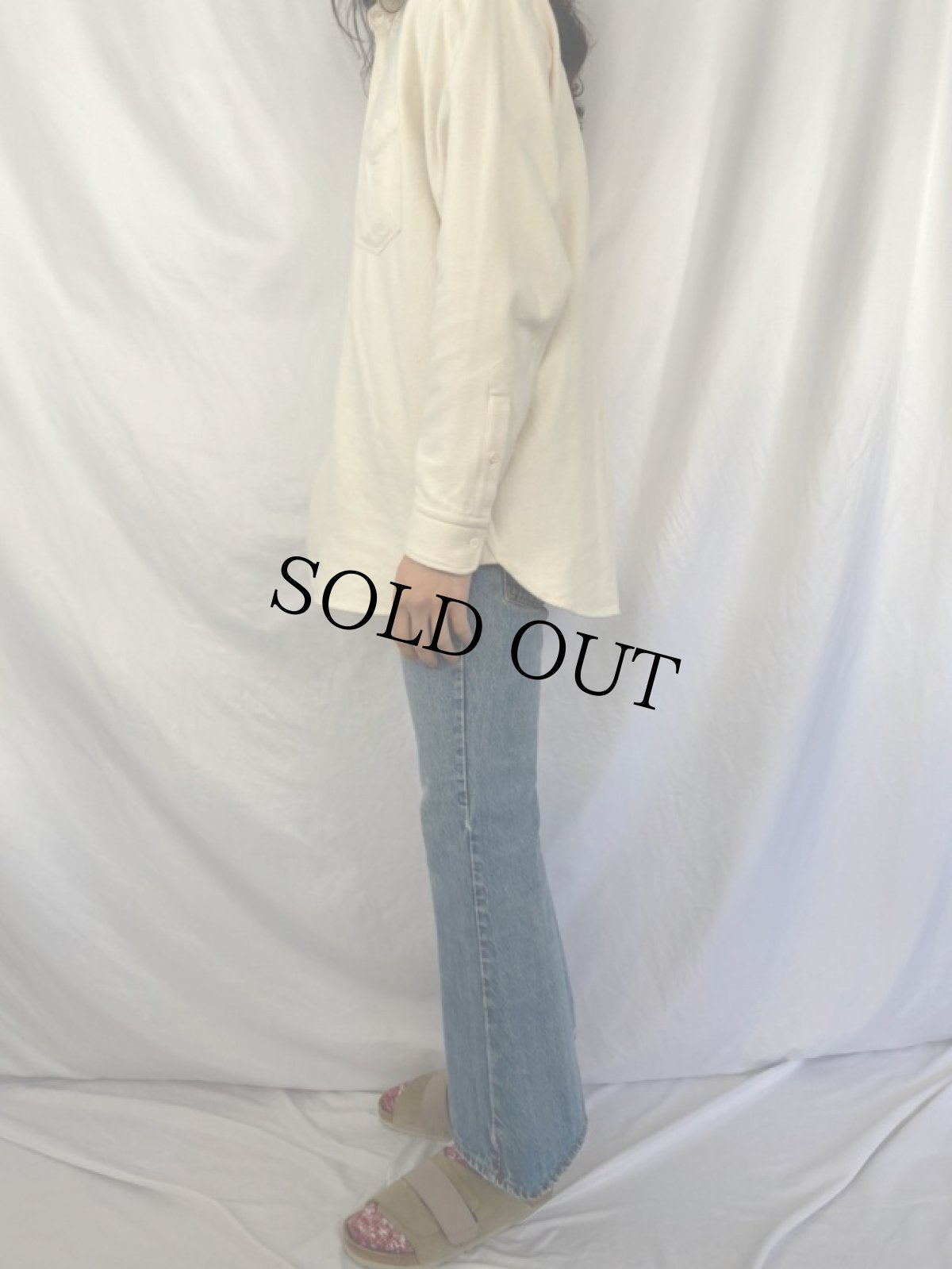 画像3: 70's Levi's 684 ベルボトムデニムパンツ W30 (3)