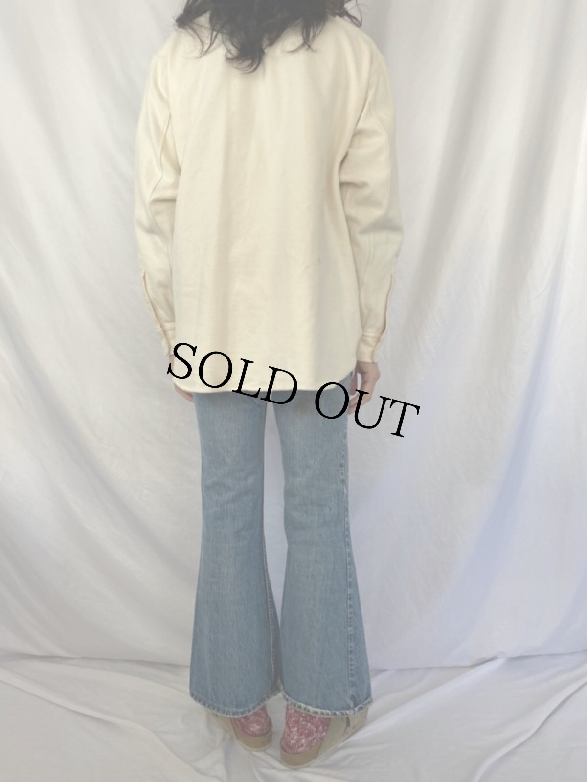 画像4: 70's Levi's 684 ベルボトムデニムパンツ W30 (4)