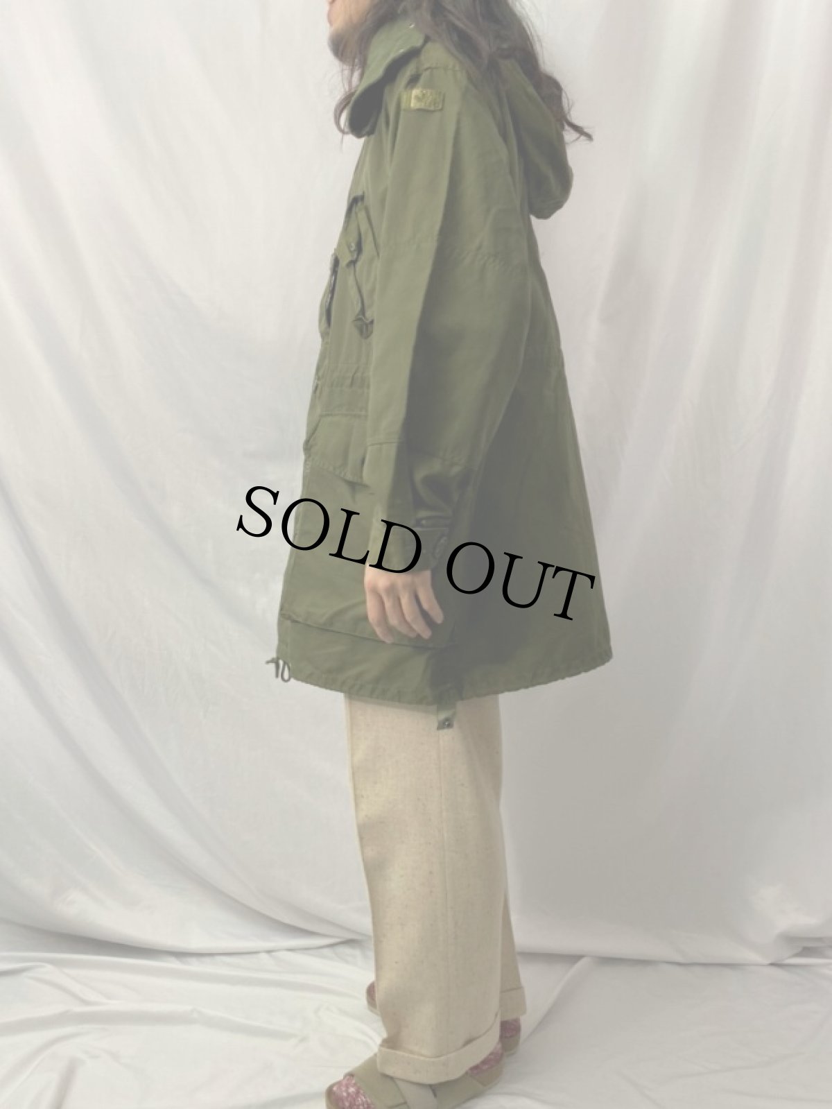 画像3: 90's CANADIAN ARMED FORCE ECW フード付き コンバットパーカー Short-Medium (3)